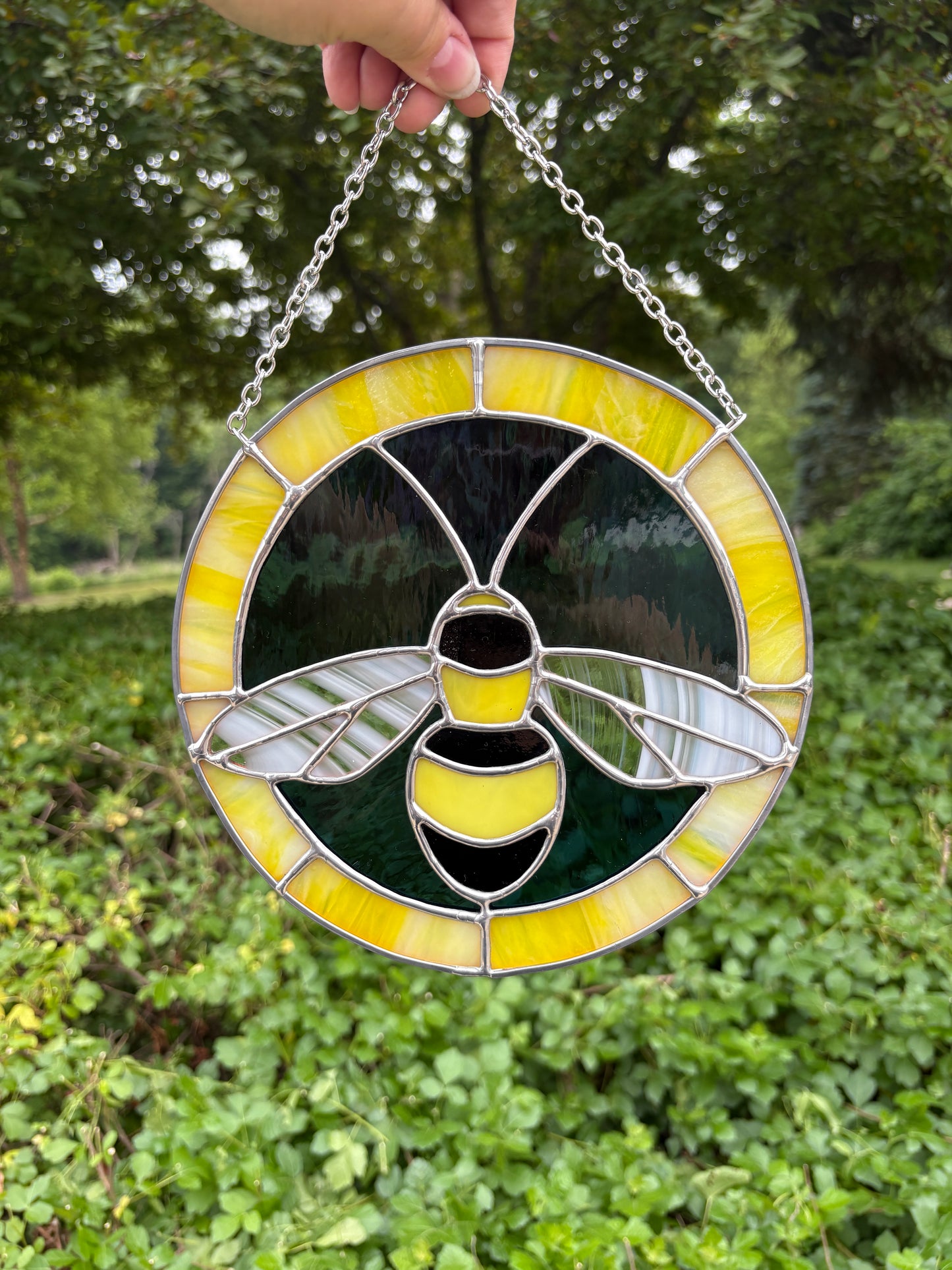 Bumble Bee Stained Glass