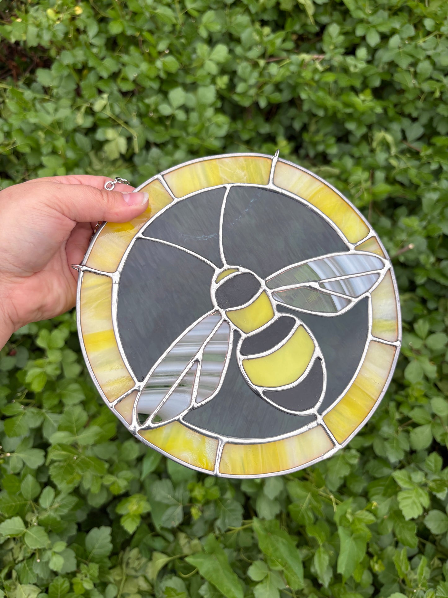 Bumble Bee Stained Glass