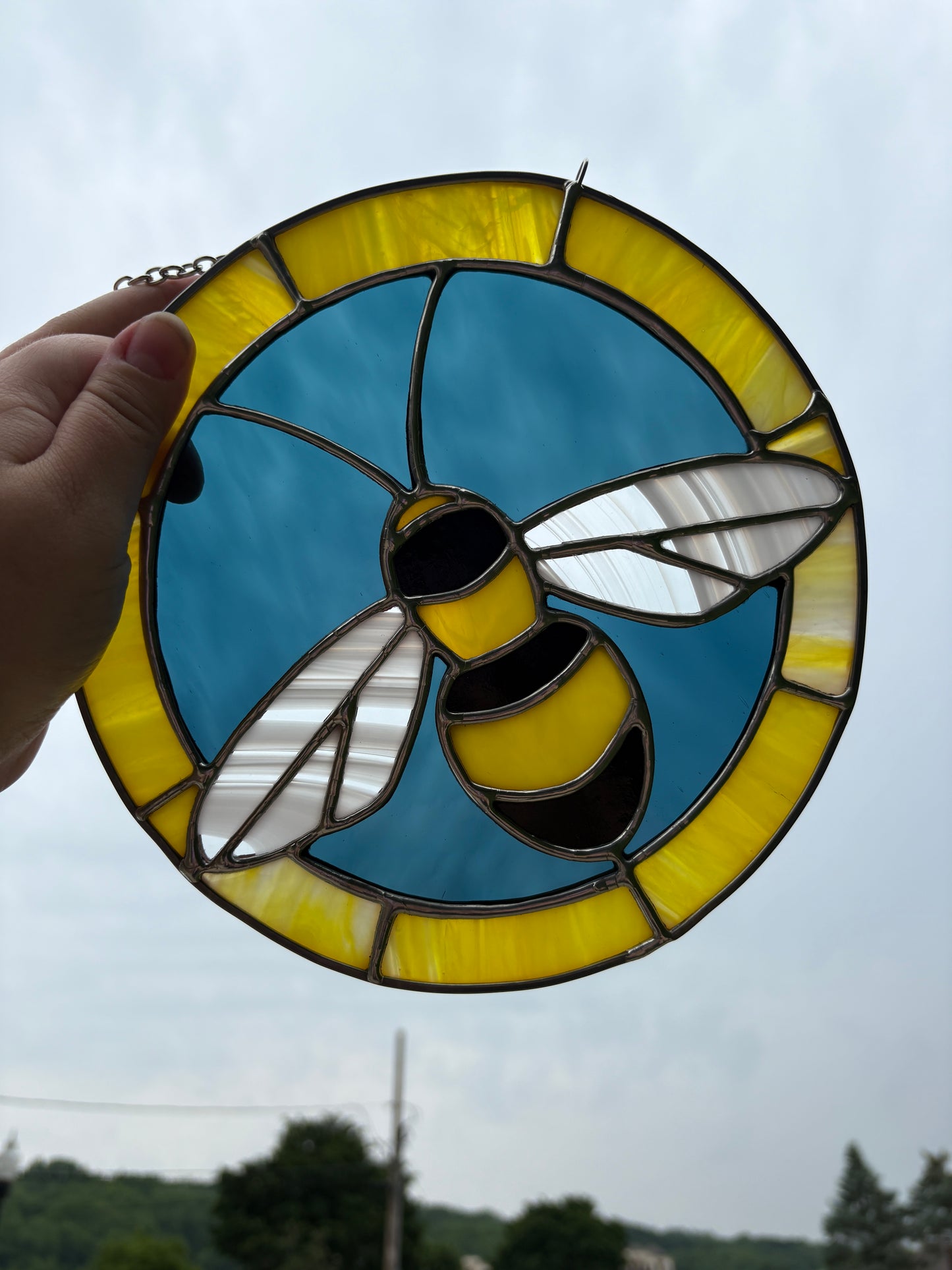 Bumble Bee Stained Glass