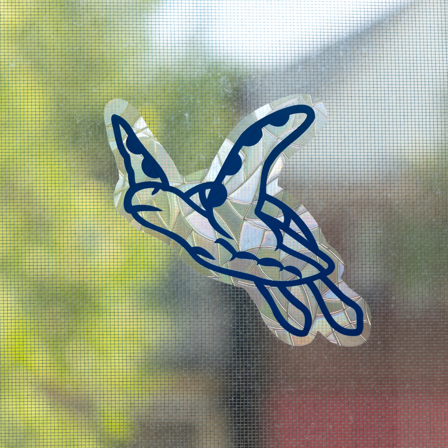 Blue Sea Turtle Window Cling