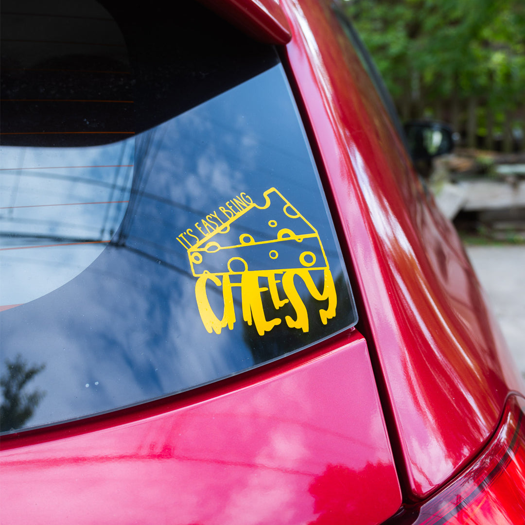 It's Easy Being Cheesy Decal