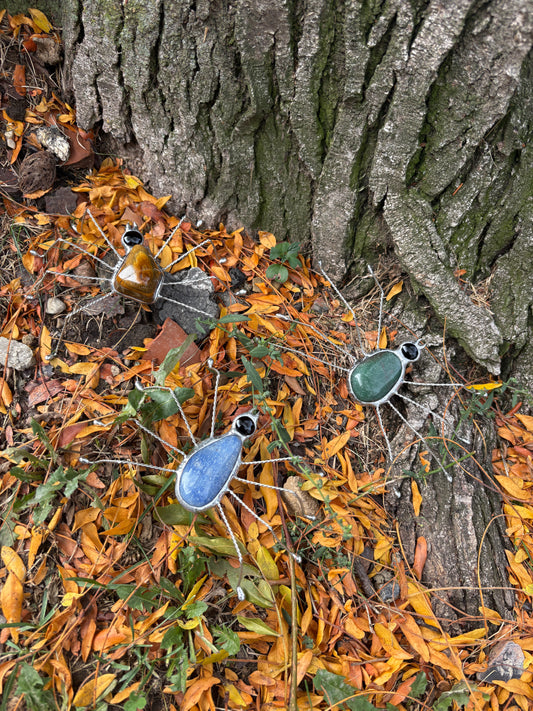 Stained Glass Spiders