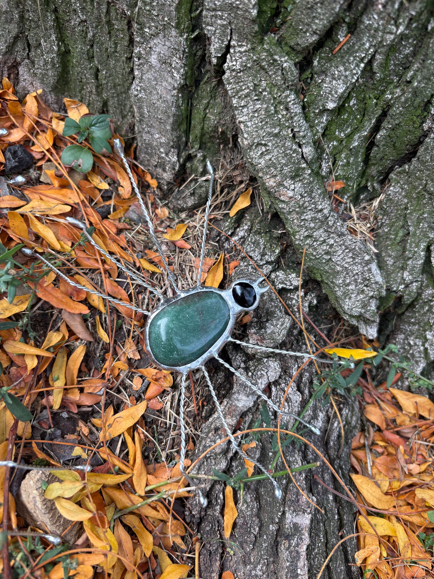 Stained Glass Spiders