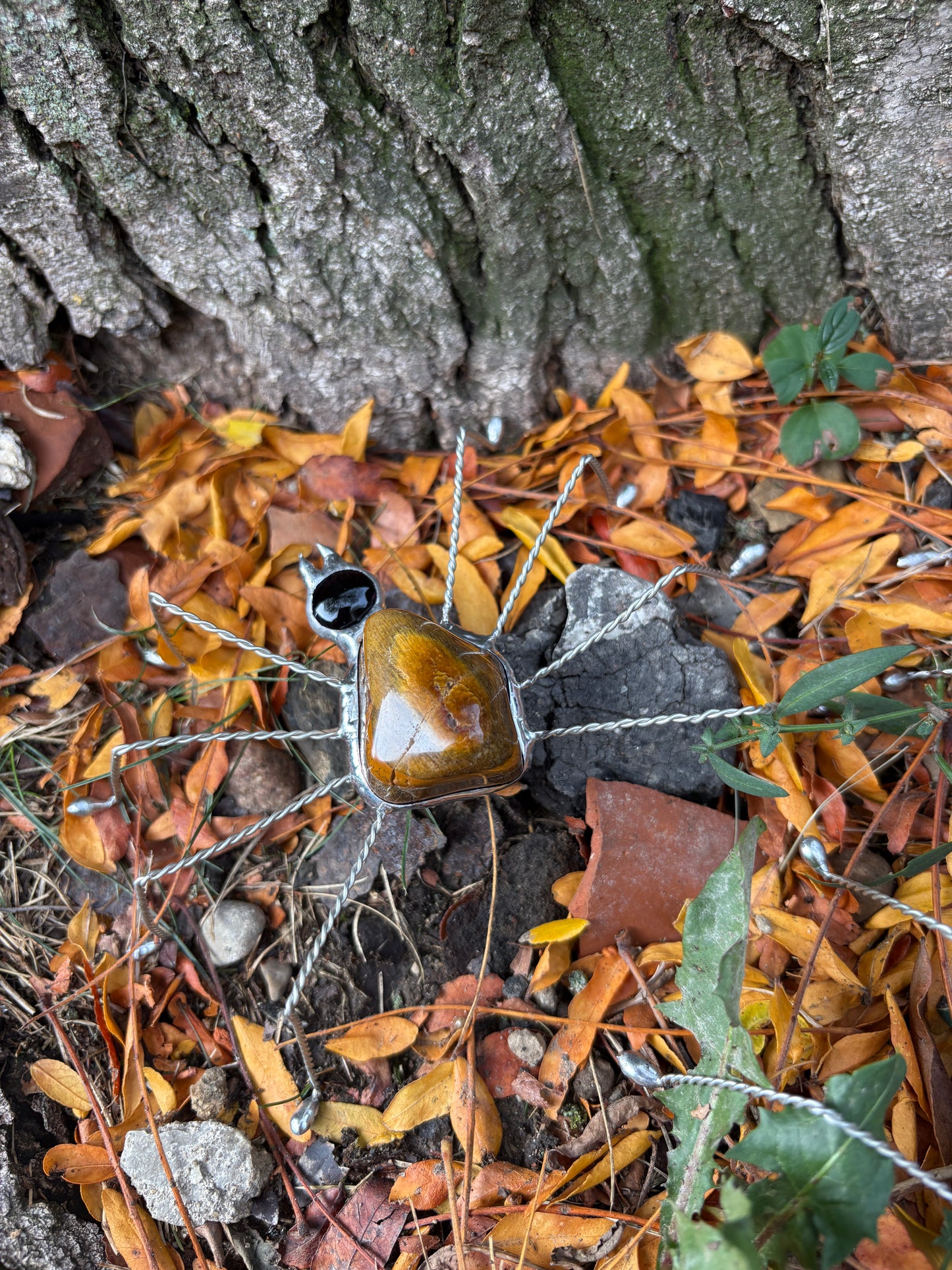 Stained Glass Spiders
