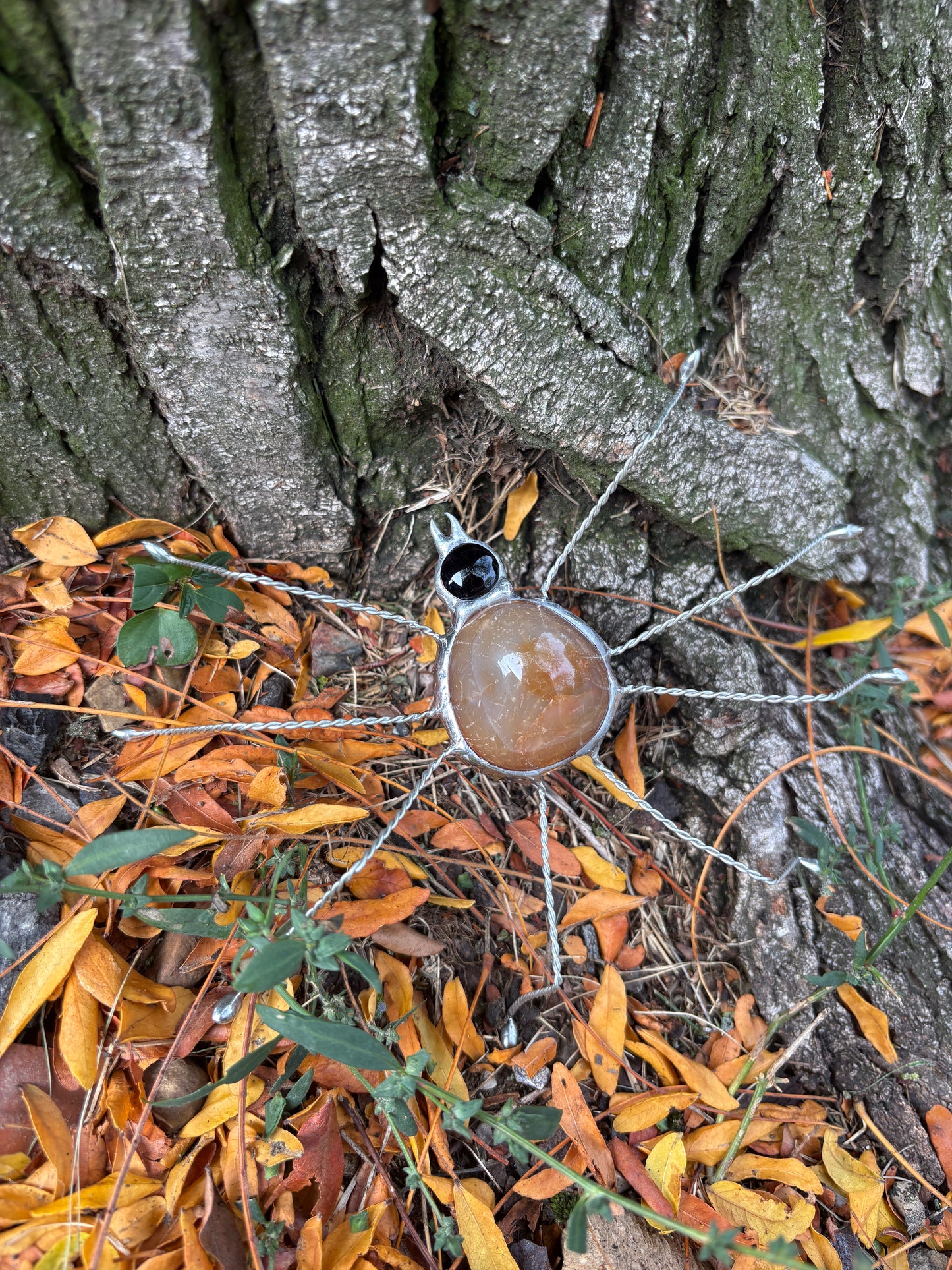 Stained Glass Spiders