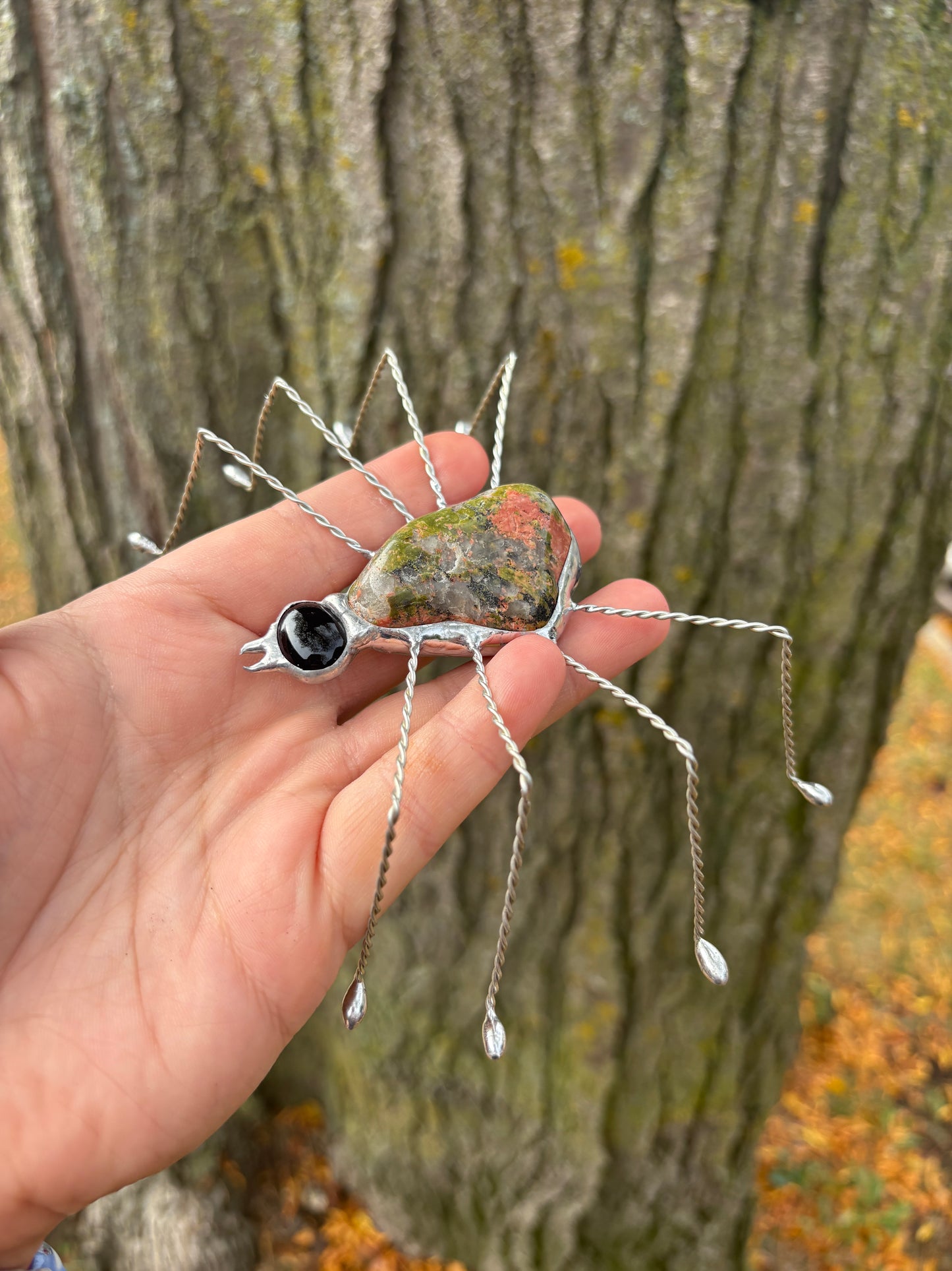 Stained Glass Spiders