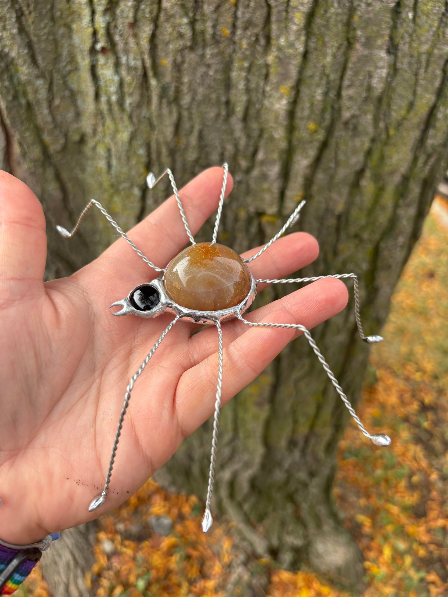 Stained Glass Spiders