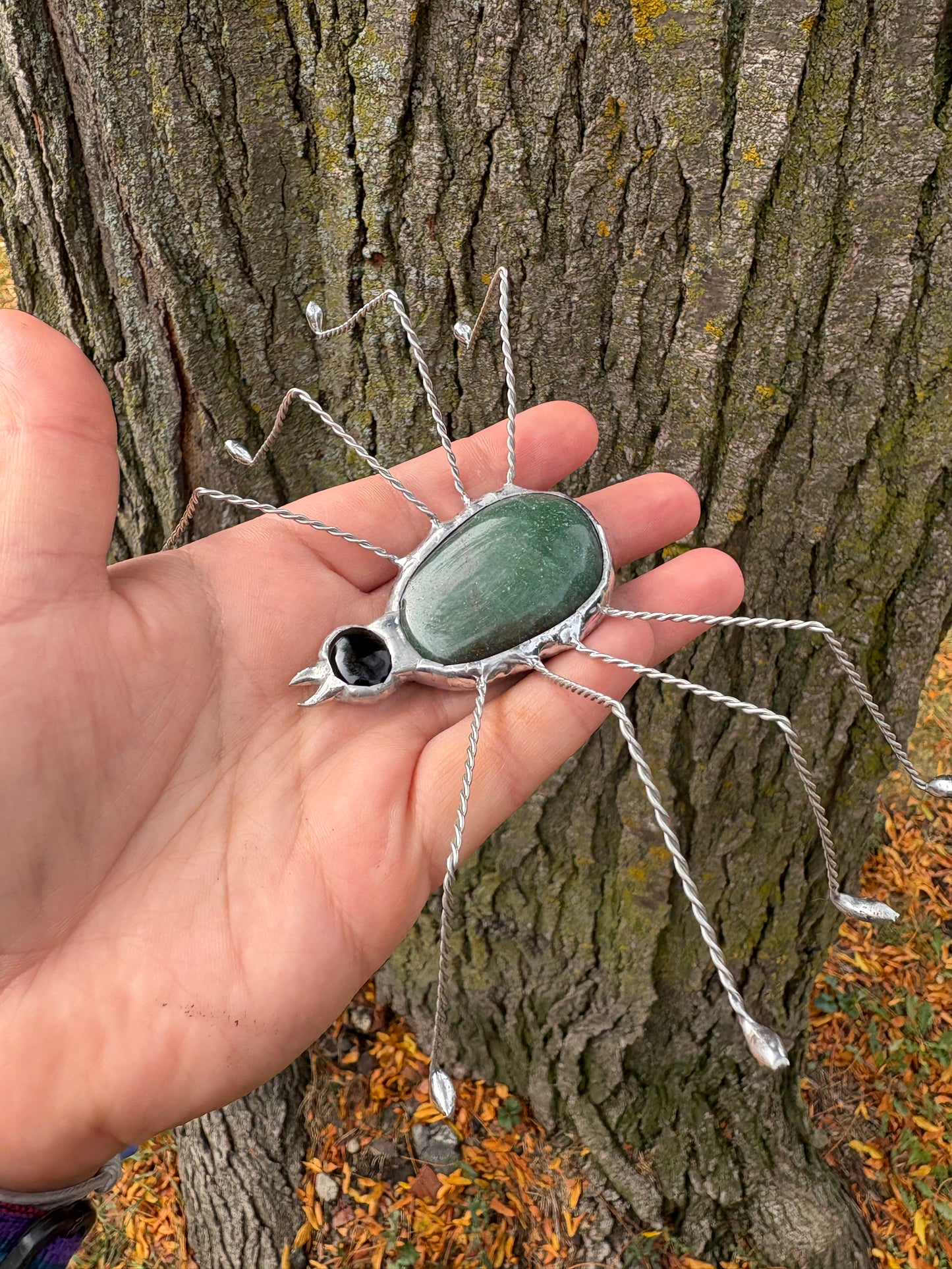 Stained Glass Spiders