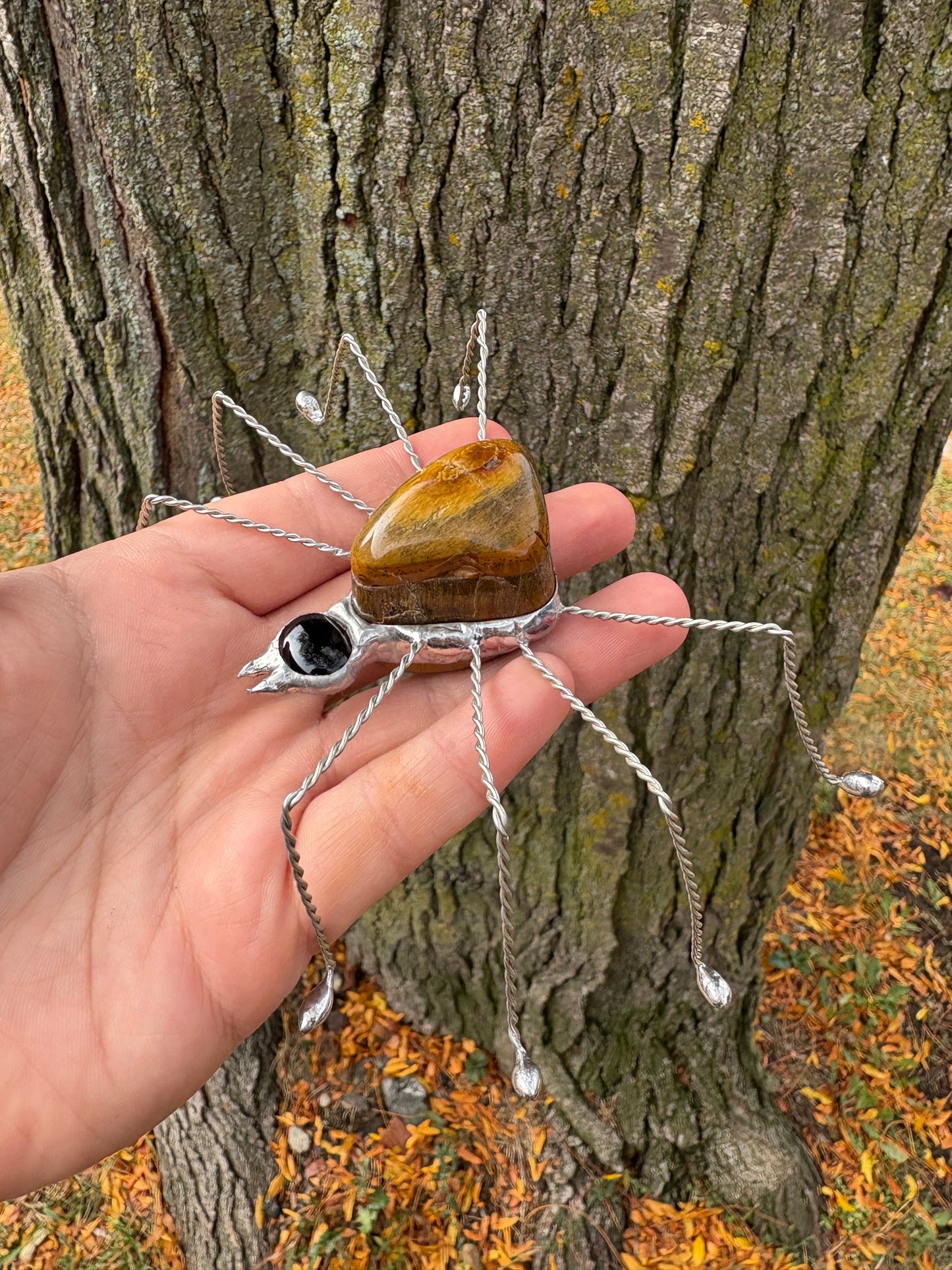 Stained Glass Spiders