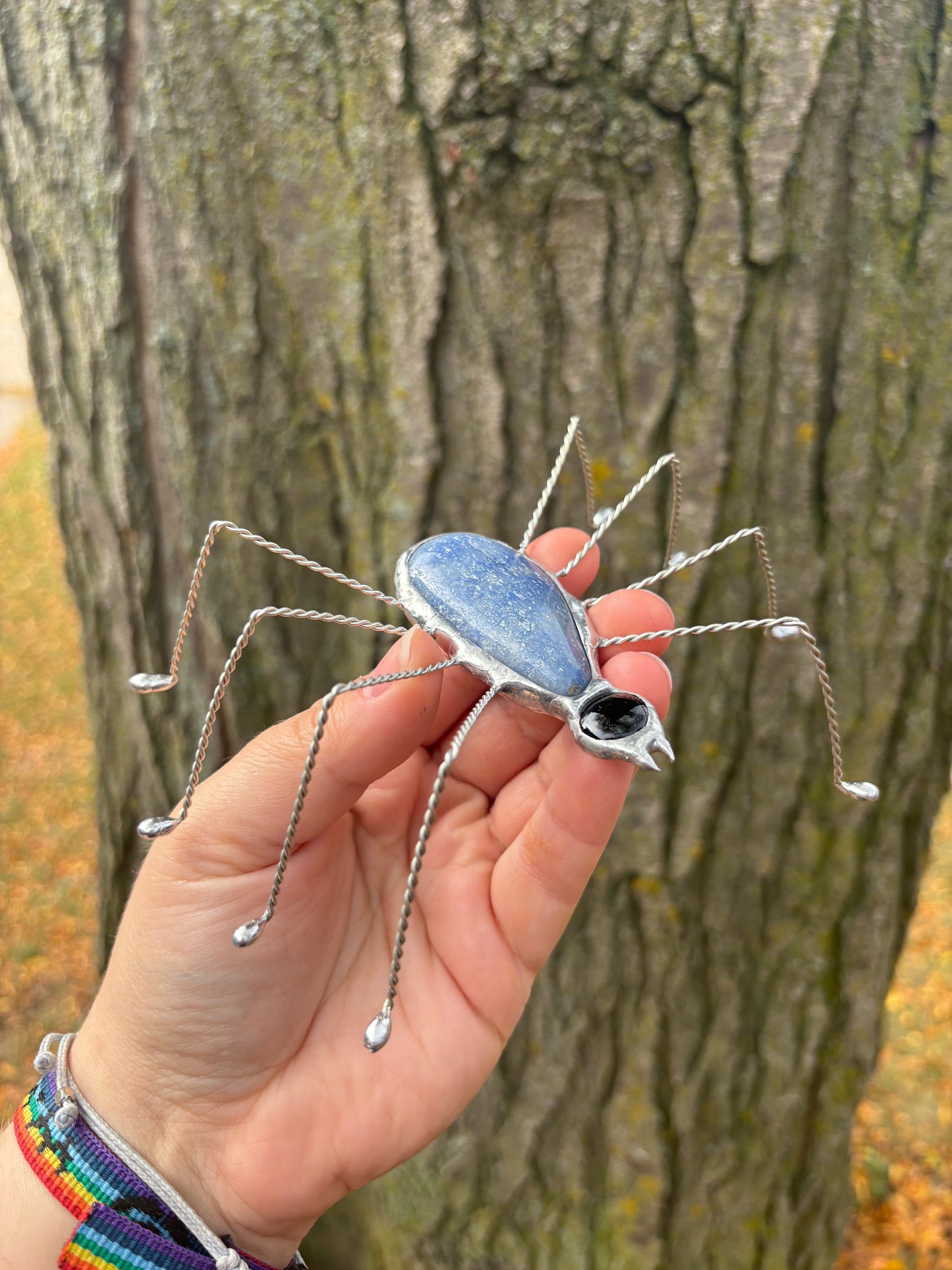 Stained Glass Spiders