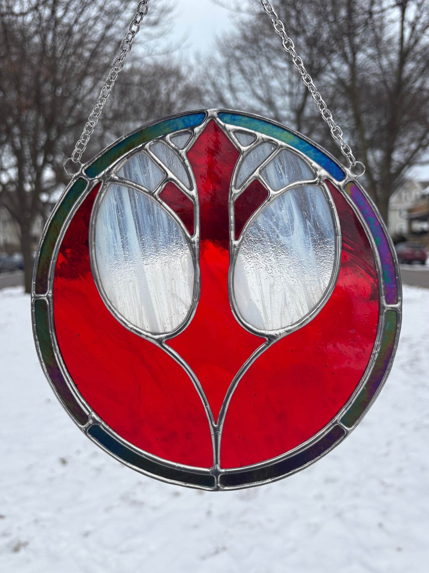 Rebellion Stained Glass Suncatcher