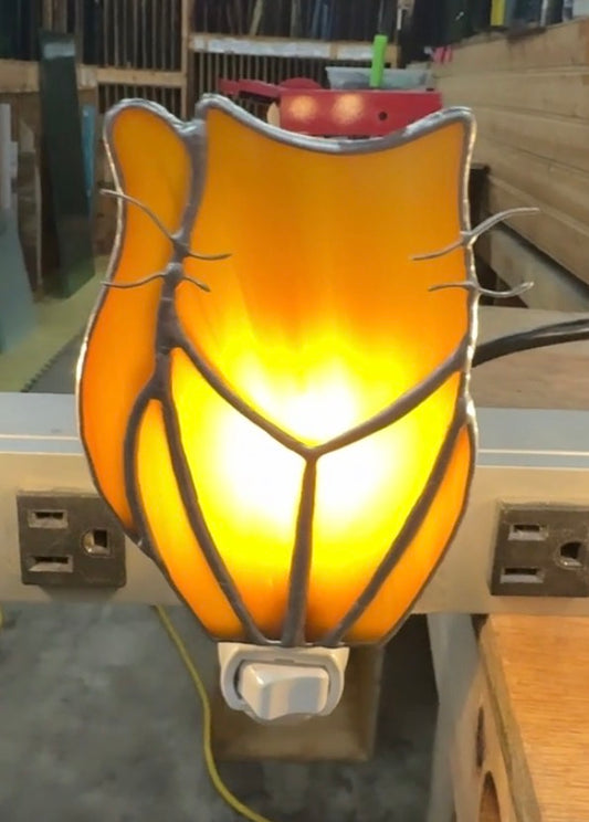 Cat Stained Glass Nightlight