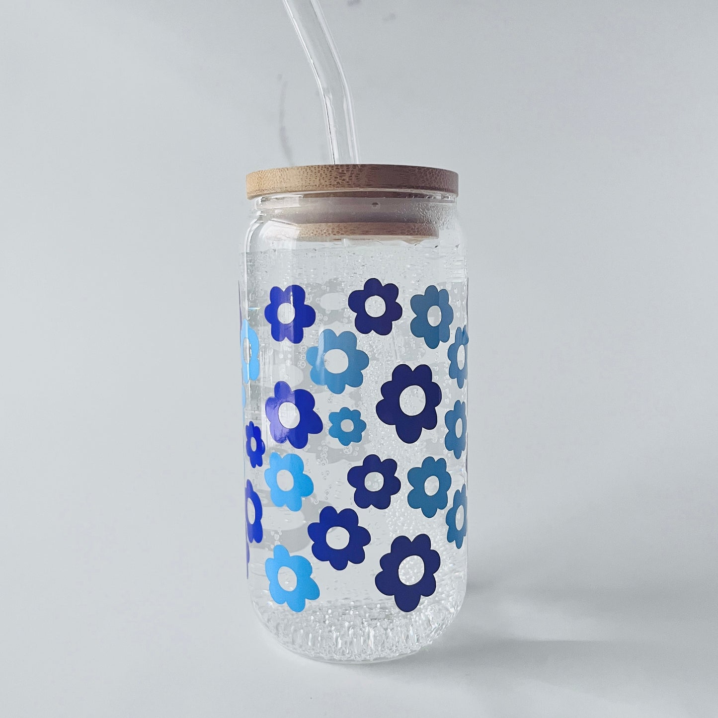 Blue and Purple Flower Cup