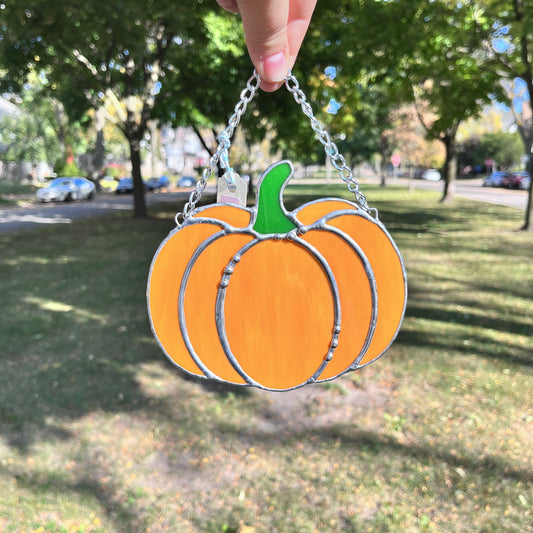 Pumpkin Stained Glass