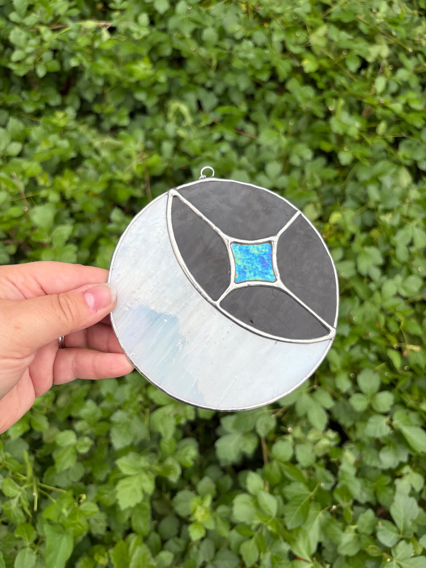 Mini Moon and Star Stained Glass