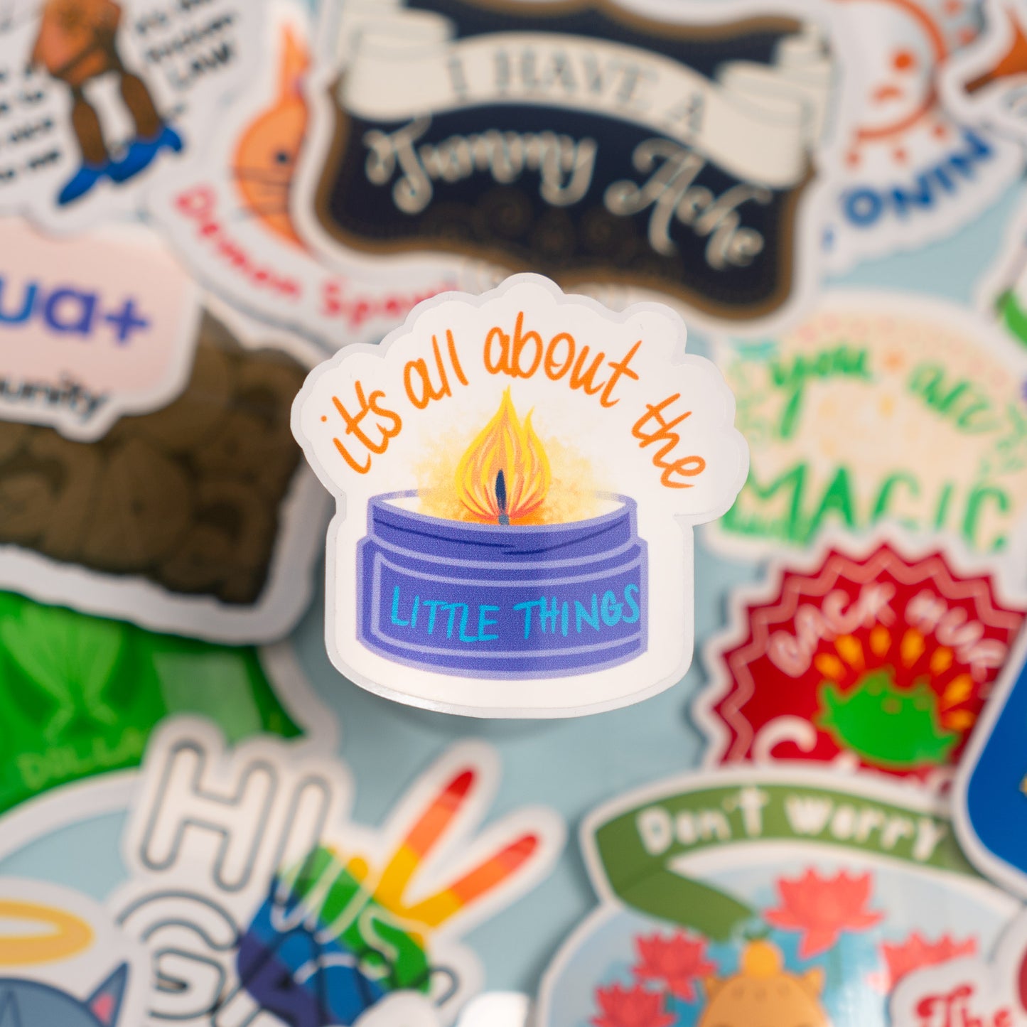 All About The Little Things Sticker