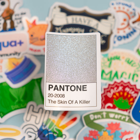 Skin of a Killer Pantone Sticker