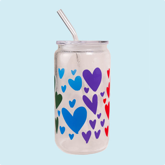 Rainbow Heart Cup