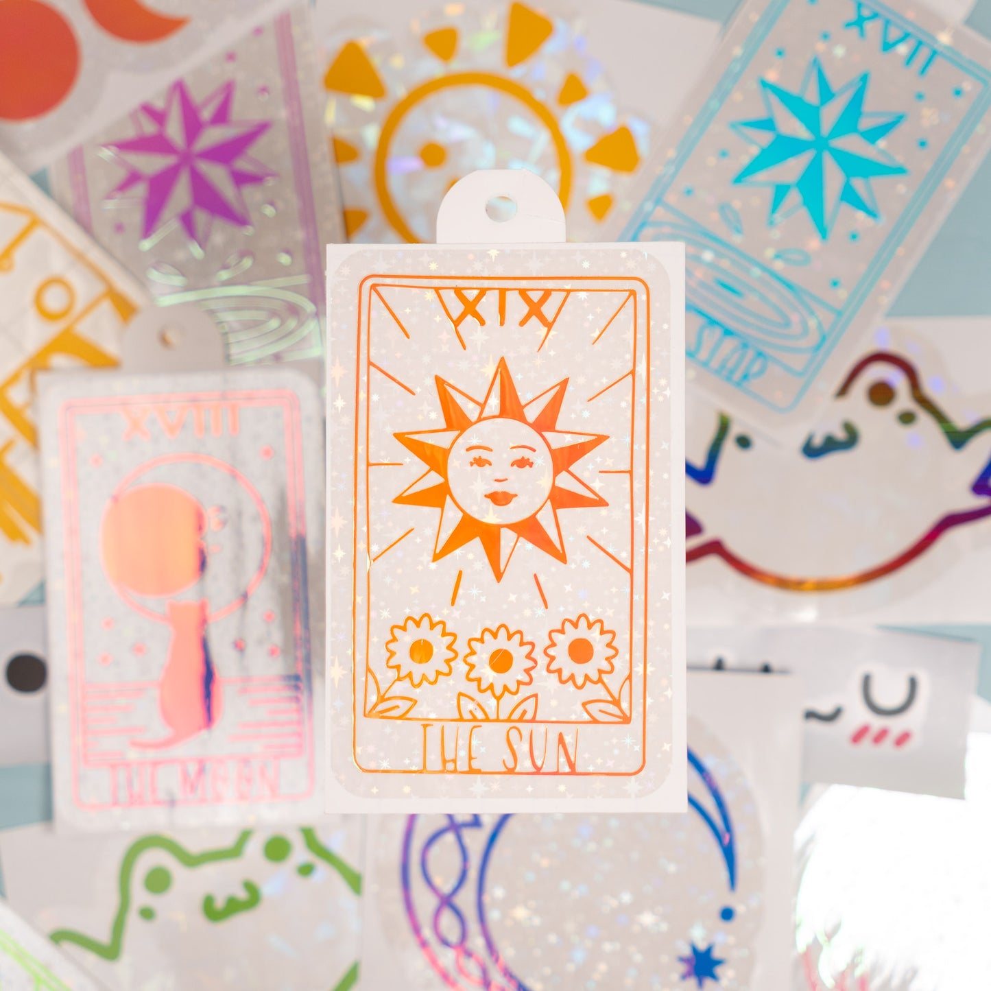 Sun Tarot Suncatcher Sticker